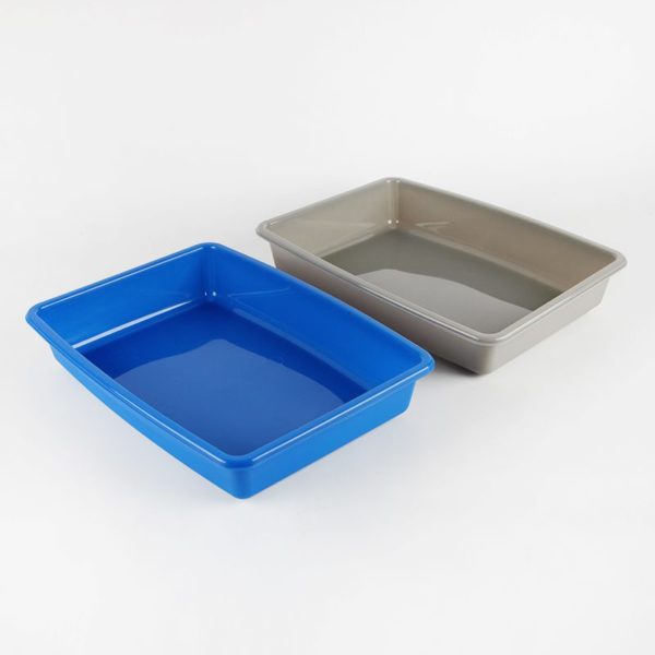 plastic cat litter pan