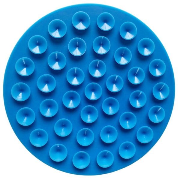 Silicone slow feeding bowl mat with sucker