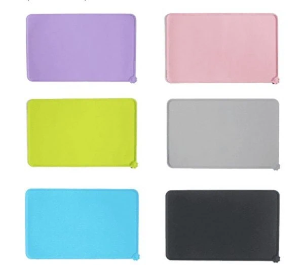 Silicone pet feeding mat pad