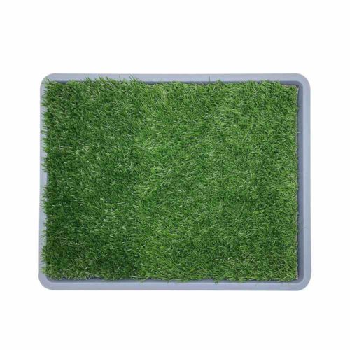 3 layers dog toilet training pad with artificial grass