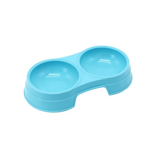 Wholesale Cheap plastic pet dog cat twin feeding bowl by manufacturer