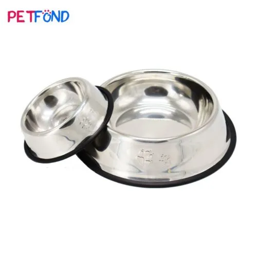 Wholesale stainless steel dog bowl by pet supplies manufacturer from China