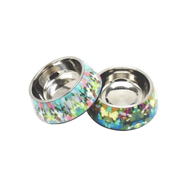 Wholesale melamine pet feeding bowl by pet supplies manufacturer