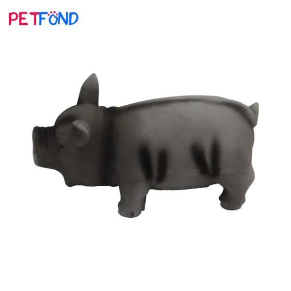 Squeaky latex pig dog toy wholesale from china