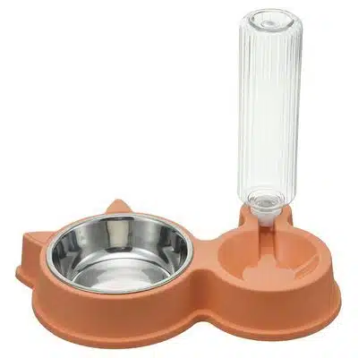 Kitty gravity waterer twin diners