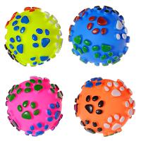 Dogfoot ball vinyl squeaky dog chew toy DCT407