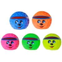 Golf ball vinyl squeaky dog chew toy DCT416