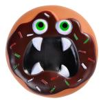 Monster donut vinyl squeaky dog chew toy DCT512