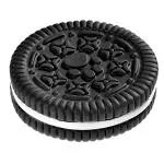 Oreo cookies vinyl squeaky dog chew toy DCT513