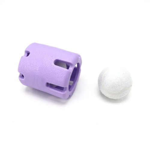 Tennis ball tumble dog toy