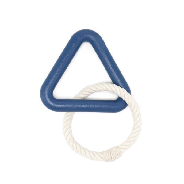 triangle rope tug dog toy