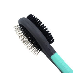2-sided pet grooming brush
