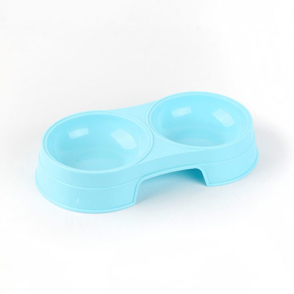 Plastic pet twin bowls #BP005 MOQ200