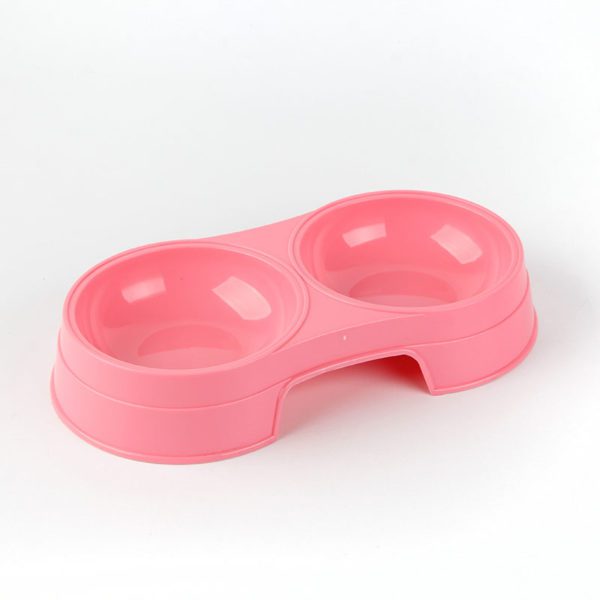 Plastic pet twin bowls #BP005 MOQ200