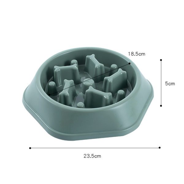 Plastic slow feeder bowl #BW001 MOQ120
