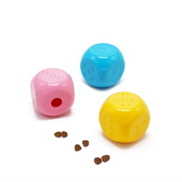 Treat dispensing dog toy dice #TT004