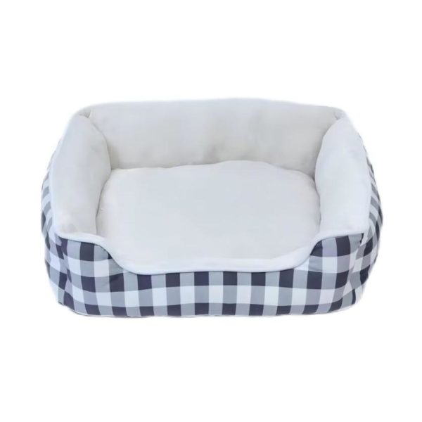 Square fiber bed w/cushion unremovable #PB004 MOQ300
