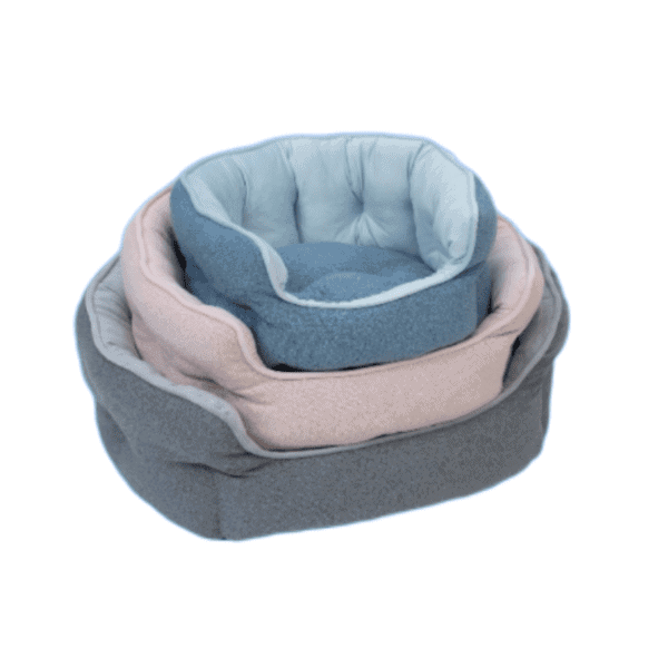Oval fiber bed w/cushion removable #PB012 MOQ300