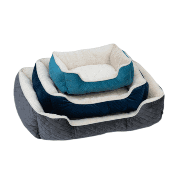 Square fiber bed w/cushion unremovable #PB013 MOQ300