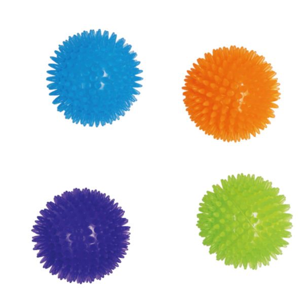 TPR spiky ball squeaky toy #TT021