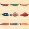 Fish catnip plush cat toy supplier