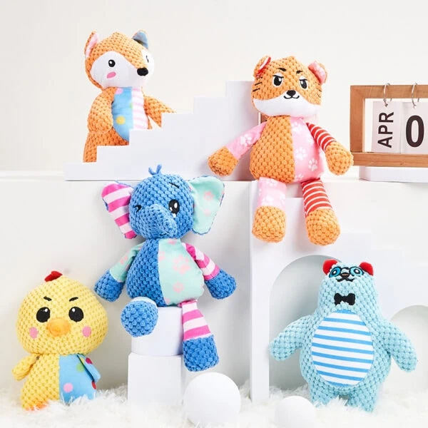 Animal plush dog toy factory