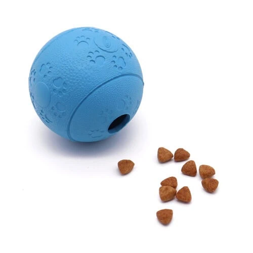 Rubber treat dispensing ball dog toy factory