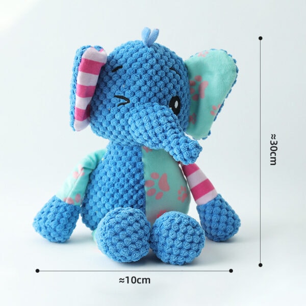 Baby Elephant Squeaky Plush Dog Toy