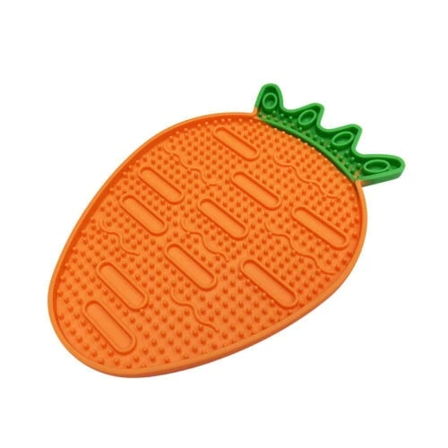 Wholesale carrot silicone dog lick mat