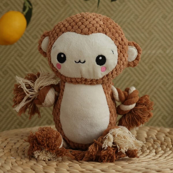 OEM monkey plsuh dog toy