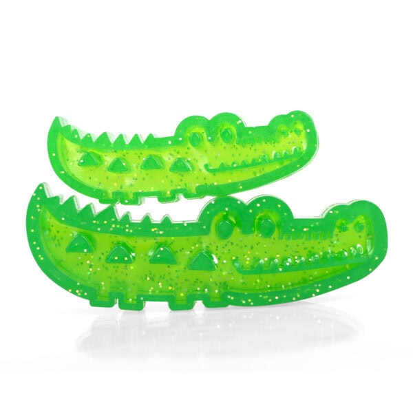 Bulk crocodile food-stuffable dog toy