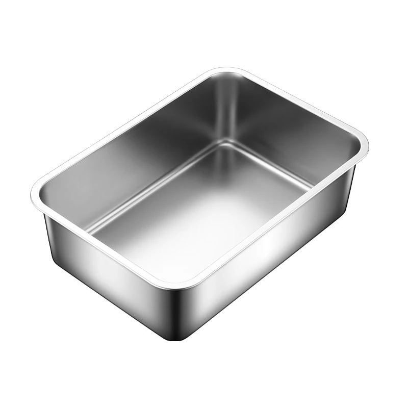 Stainless steel cat litter box