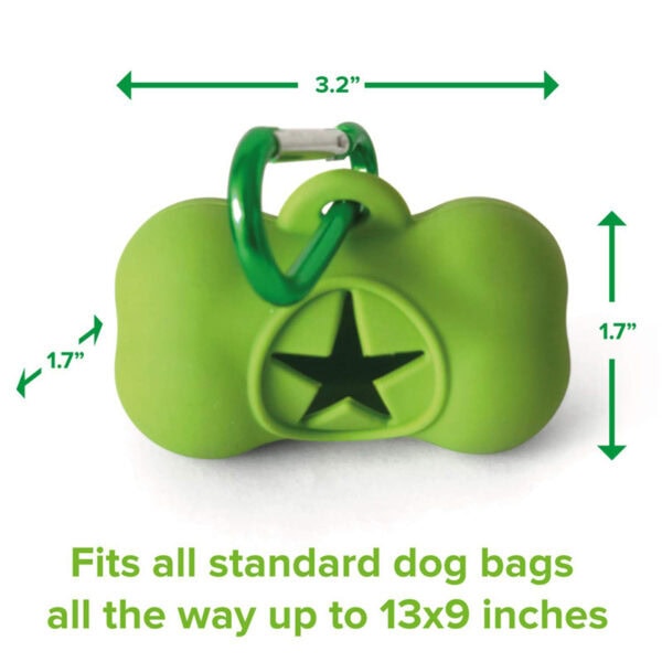 Custom dog waste bag dispenser