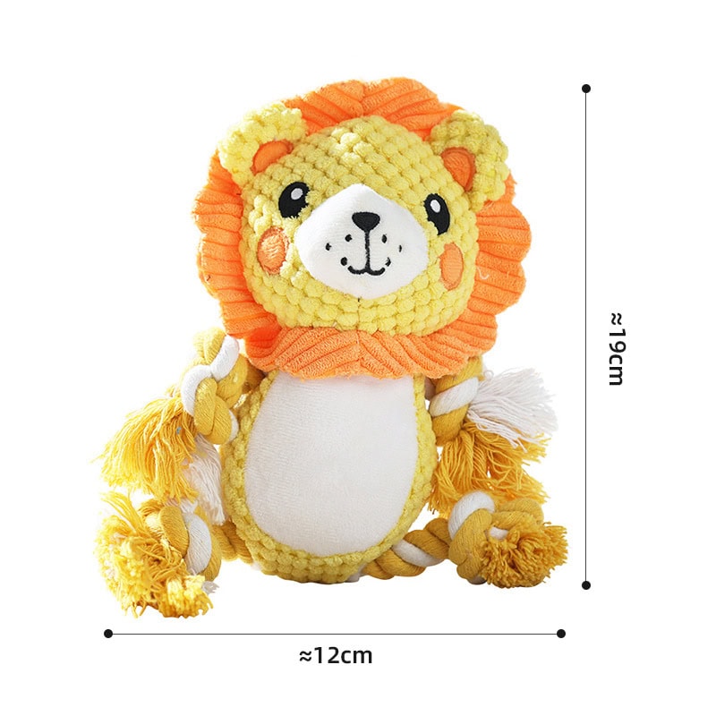 Cotton rope lion