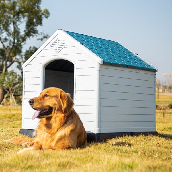 Doghouse with waterproof roof