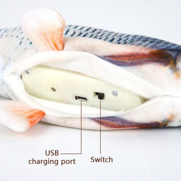 Wholesale electric simulation fish cat toy