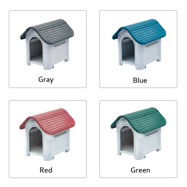 OEM plastic dog house with various color