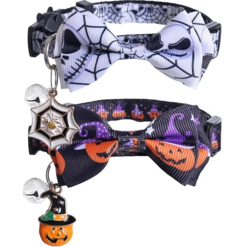 Halloween cat collar with bell factory