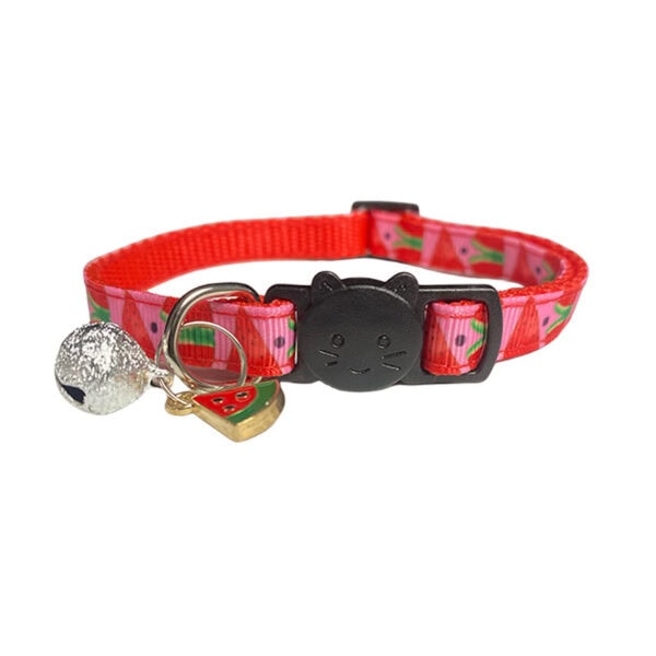 Fruit themed anti-suffocation cat collar factory