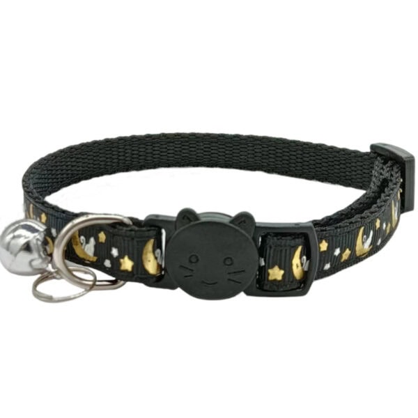 Custom reflective adjustable cat collar