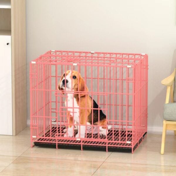 Bulk dog crates in various colors