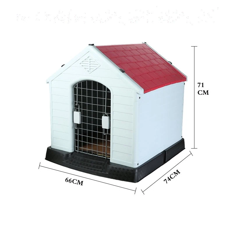 Red dog kennel with waterproof roof manufacturer