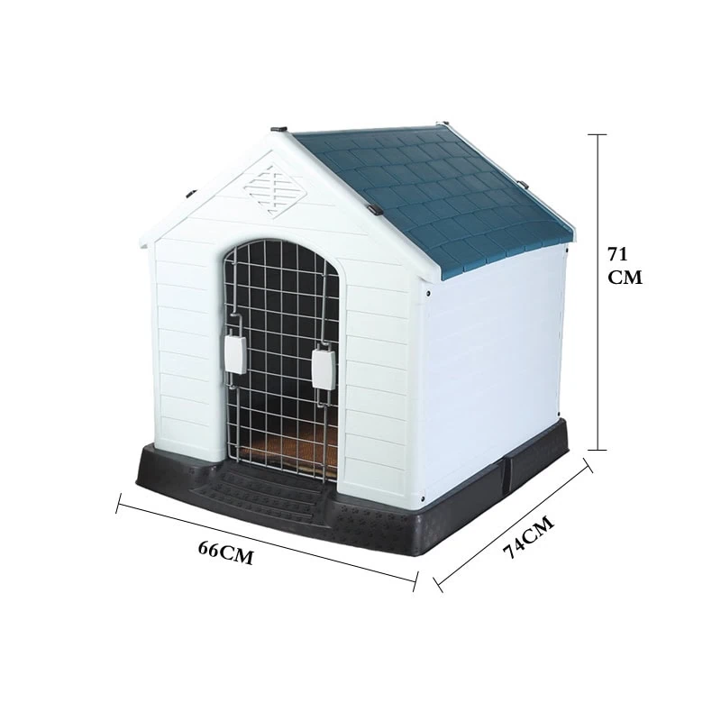 Blue dog kennel with water proof roof manufacturer