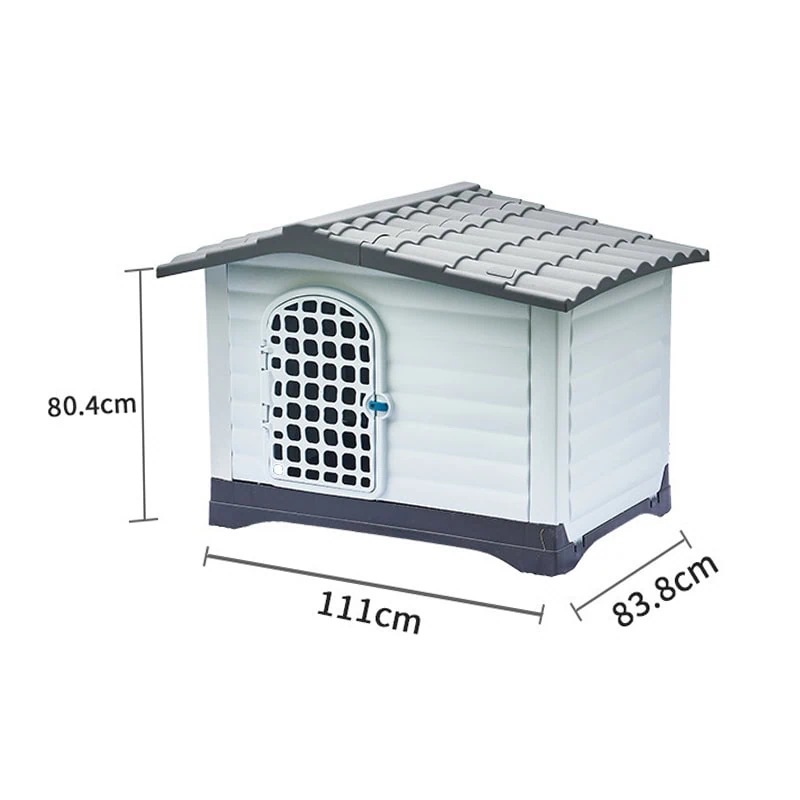 Large plastic gray doghouse manufacturer