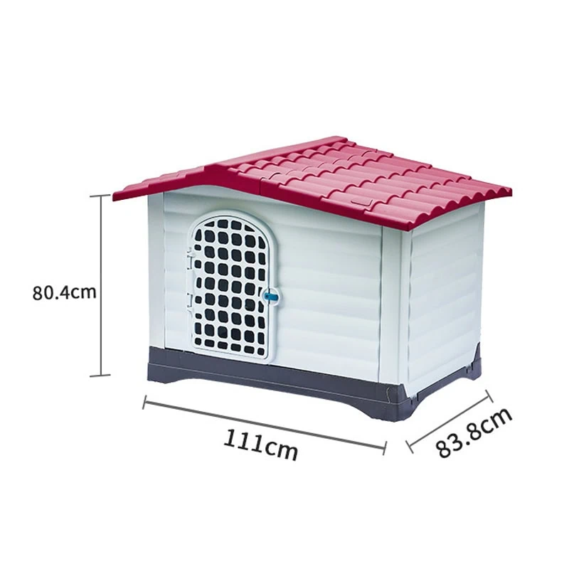 Large plastic red doghouse manufacturer