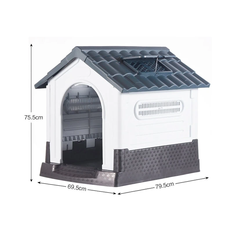 Manufacturer of outdoor dog houses with skylights