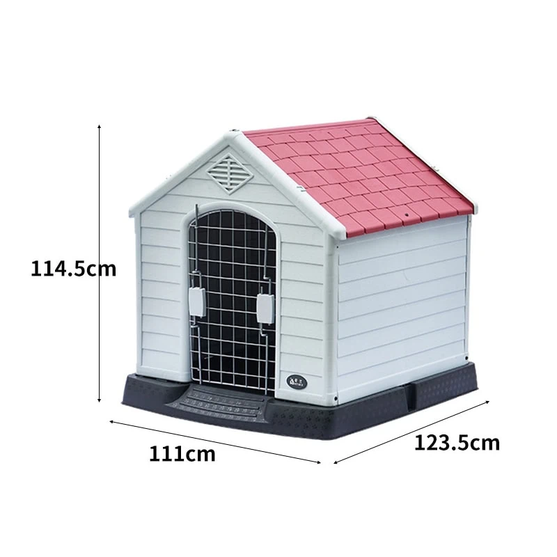 OEM red dog house with waterroof roof