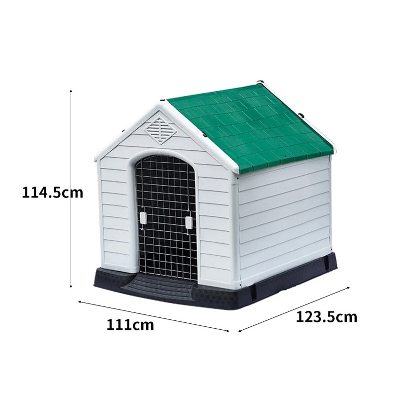 OEM green dog house with waterroof roof