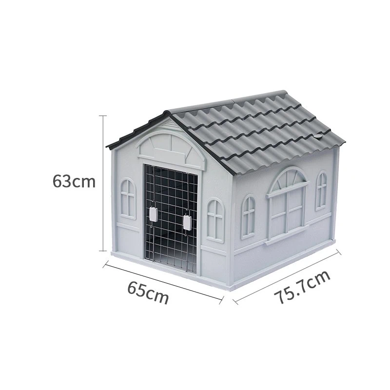 Large gray dog house supplier