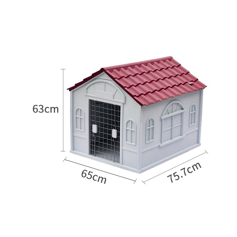 Large red dog house supplier